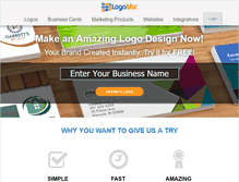 Tablet Screenshot of logomix.com